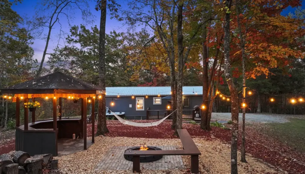 Blue Ridge GA vacation rental with hot tub and sauna
